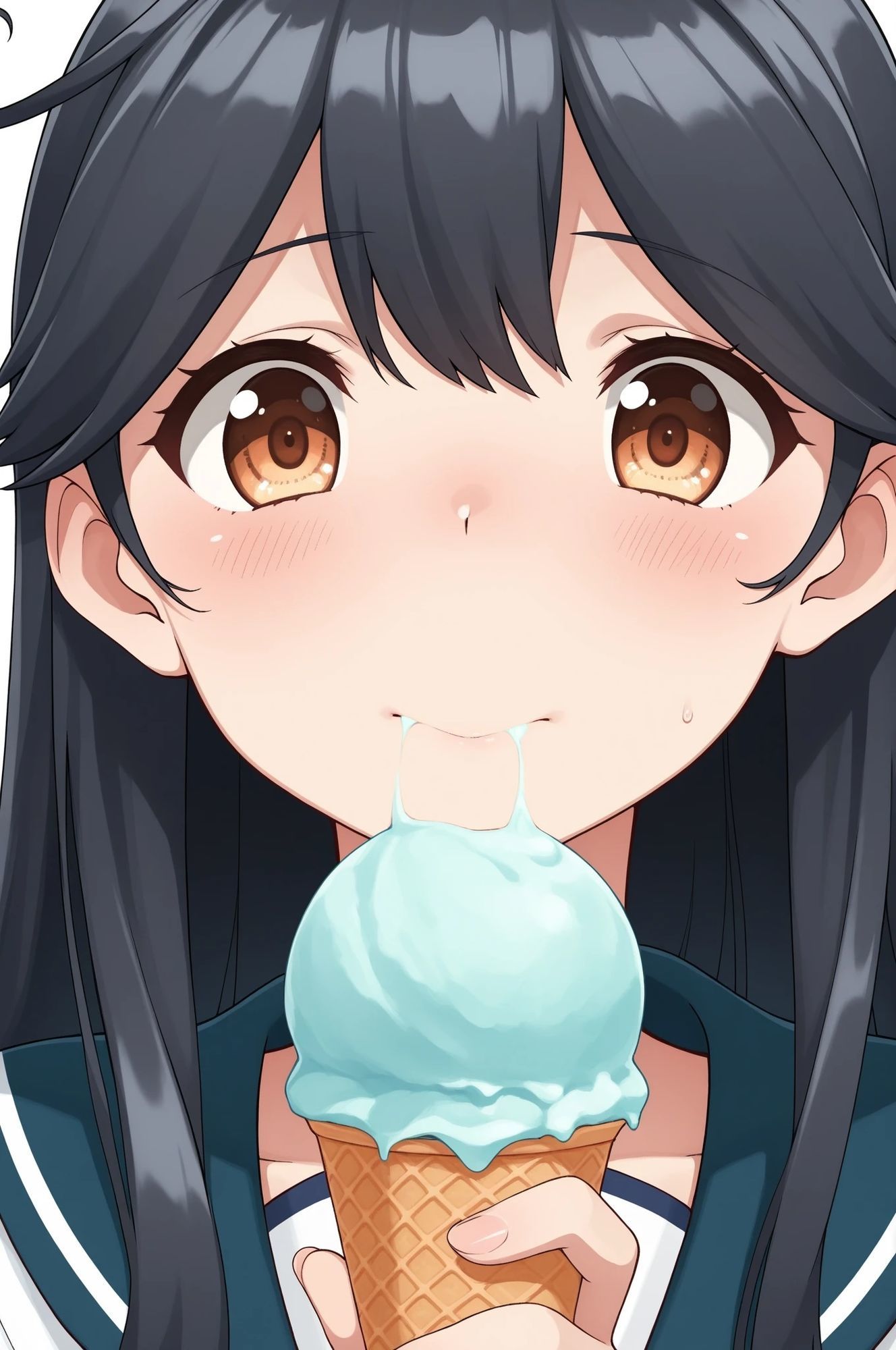 虹かけ誌 艦隊これくしょん  イラスト集30 潮 サンプル7