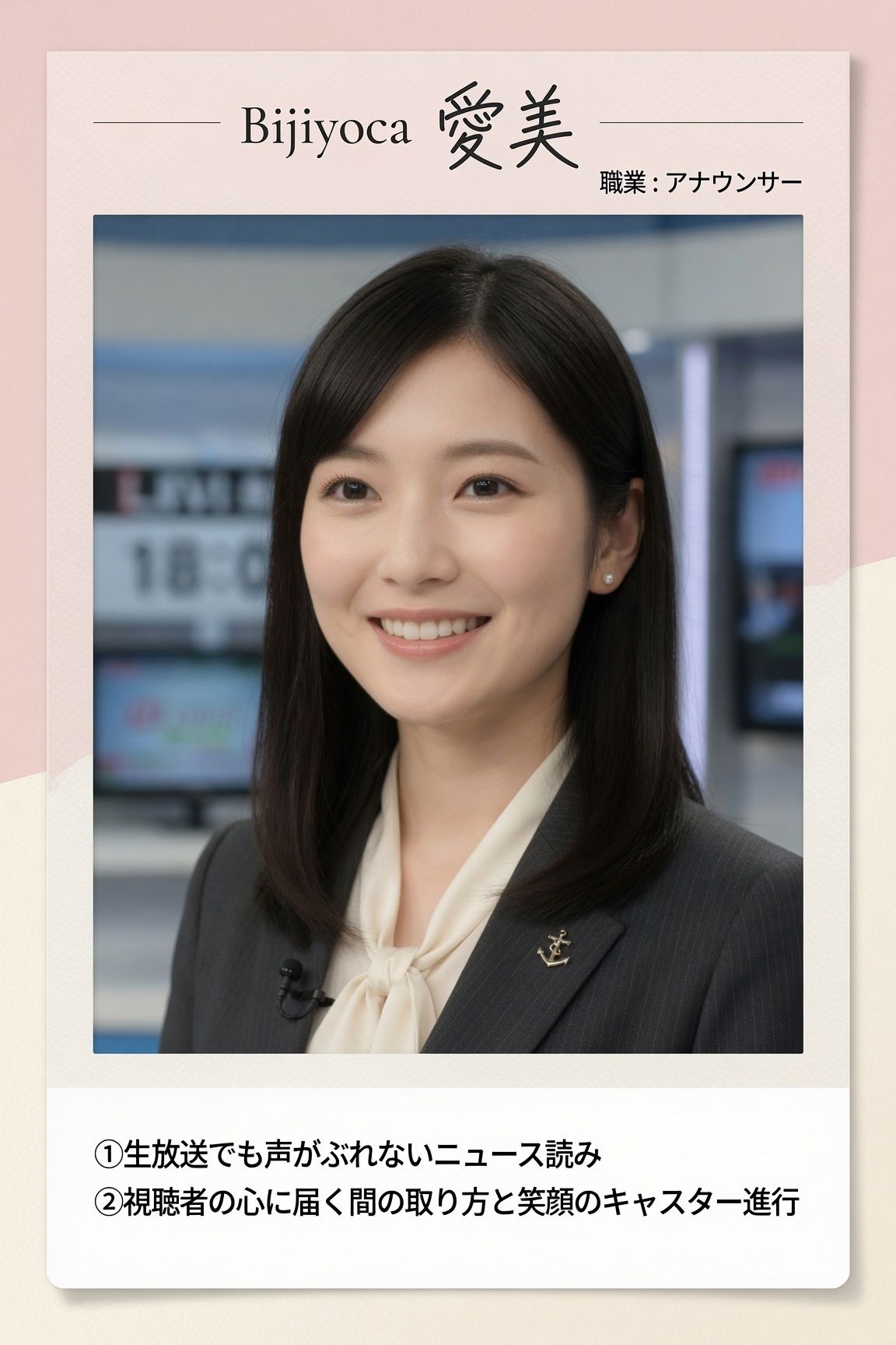 私のお仕事図鑑_アナウンサー新居愛美 画像1
