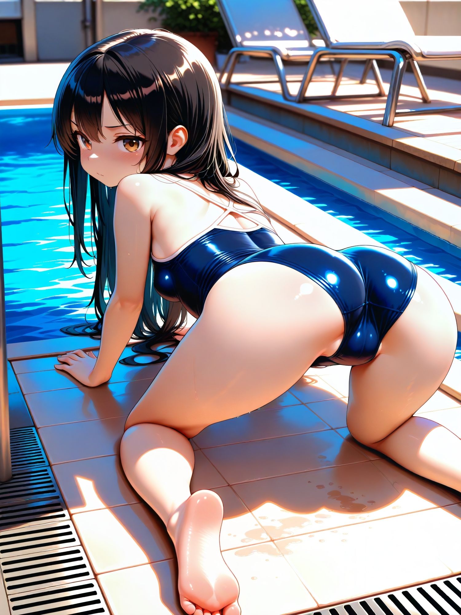 少女と撮影会してみた【スクール水着編】 サンプル画像 5