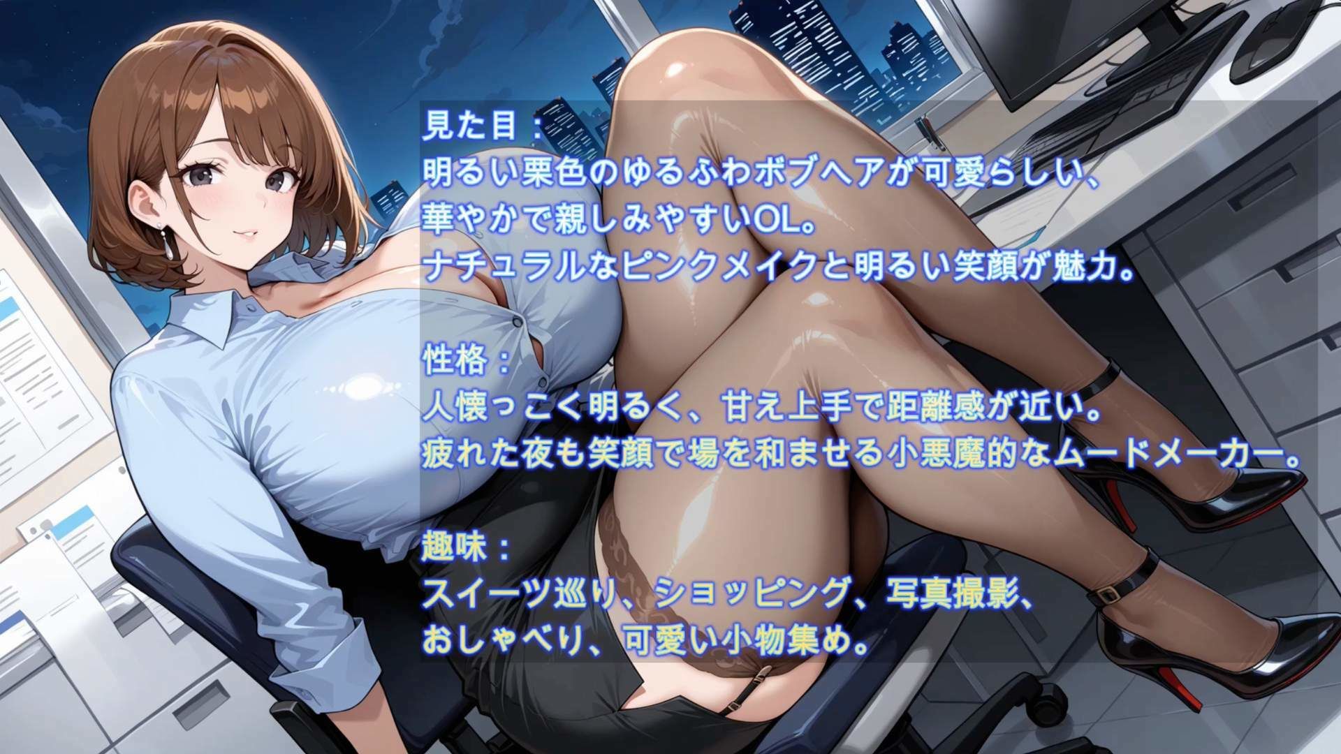 終電後の禁断オフィス 〜爆乳OLたちの残業密会〜 画像6