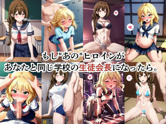 生徒会長も種付けプレスには逆らえません！【桑○千雪＆櫻○桃華編】 画像1