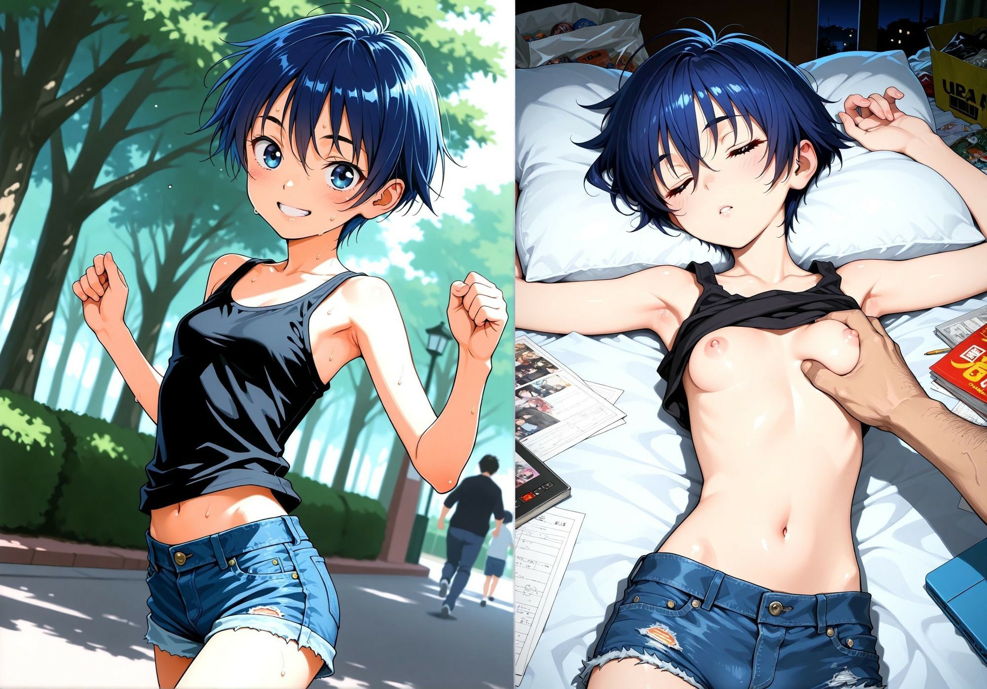 超滅茶苦茶！ボーイッシュ娘 サンプル画像 2