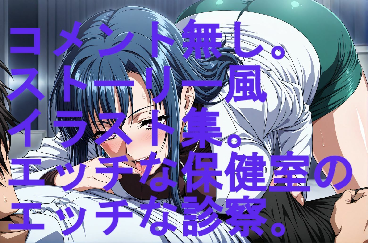 ストーリー風イラスト集。保健室の先生のエッチな診察 画像6