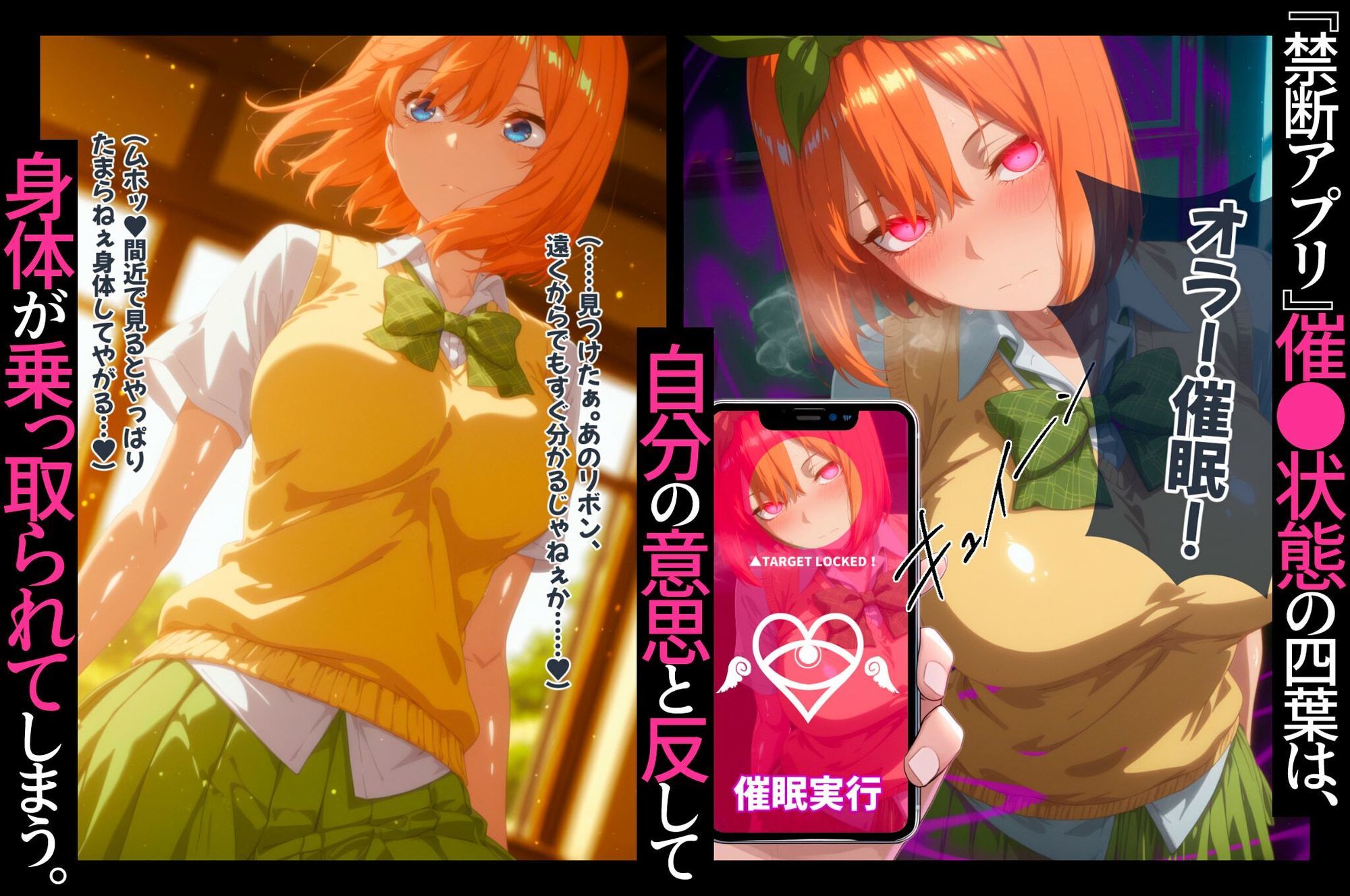ヒロイン洗脳 ―中野三〇・四〇 催●スマホで言いなりカノジョ化計画【全編セリフ付き】― 画像2