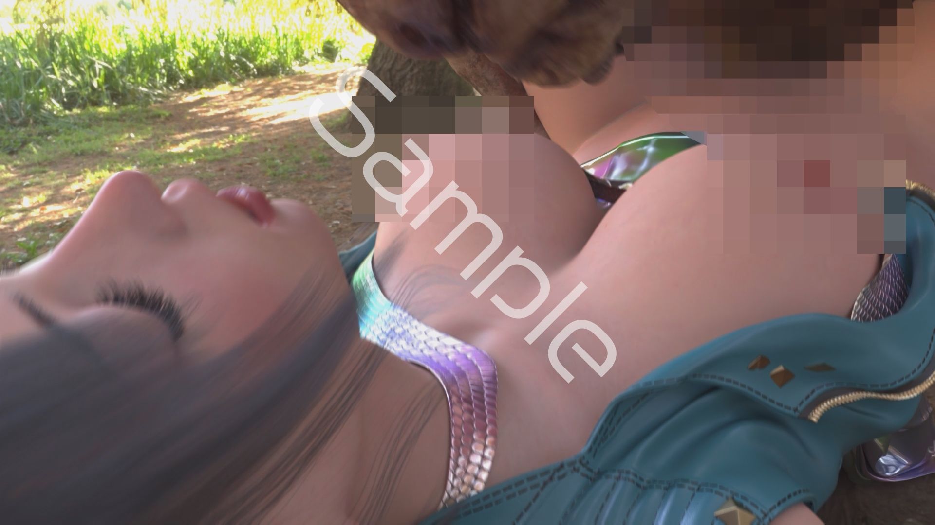 【△100】沙耶が主人公のMMORPG『編隊コレクション:Re』ゲーム動画（Vol.50:ゾンビの集団によるレ○プ被害に遭ってしまう:「腰持ち上げ正常位★ファックSEX」でおっぱい丸出し）_2