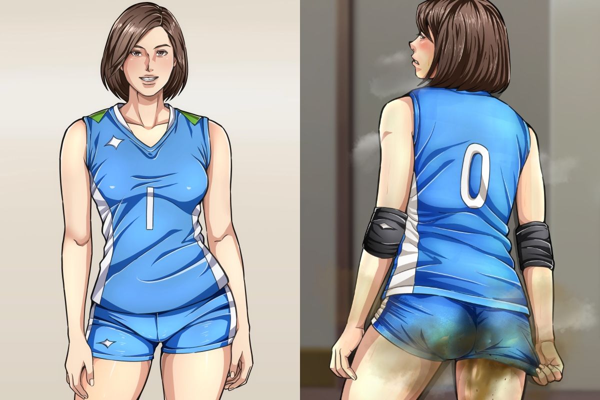 人妻バレーボーラーお漏らし_3