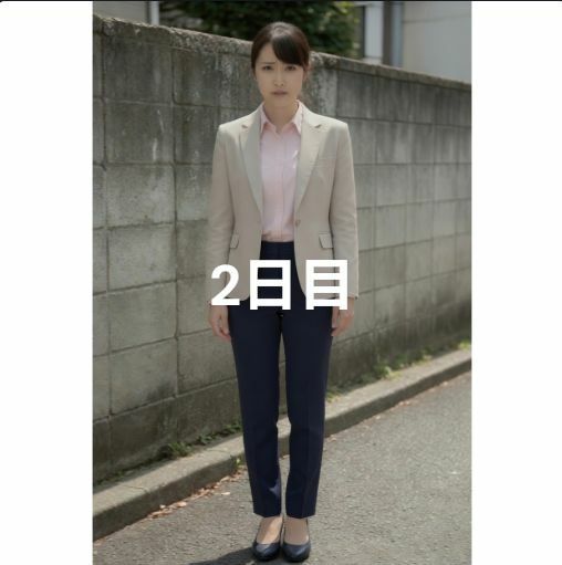 仕事中の無防備OL しゃがみパンチラが弱みになり…6日連続で今日のパンツ見せてもらいました 画像2