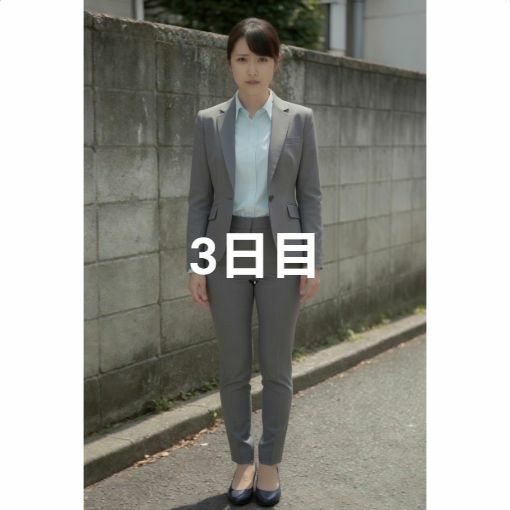 仕事中の無防備OL しゃがみパンチラが弱みになり…6日連続で今日のパンツ見せてもらいました 画像3
