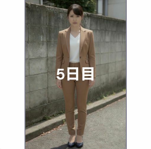 仕事中の無防備OL しゃがみパンチラが弱みになり…6日連続で今日のパンツ見せてもらいました 画像5