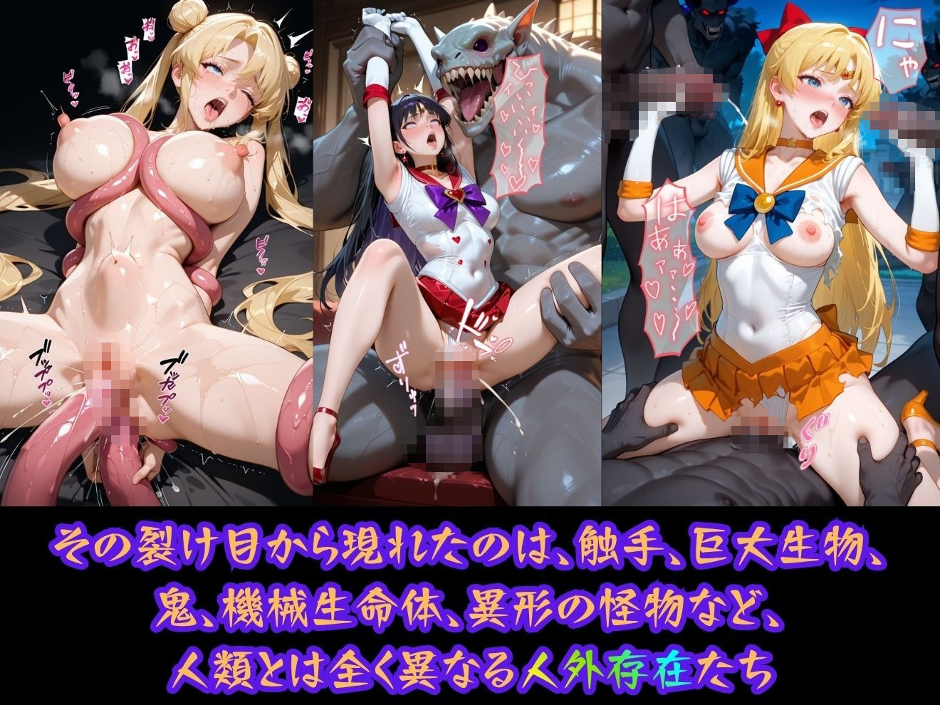 異種姦ヒロイン凌●〜セーラーム●ン編〜 画像4