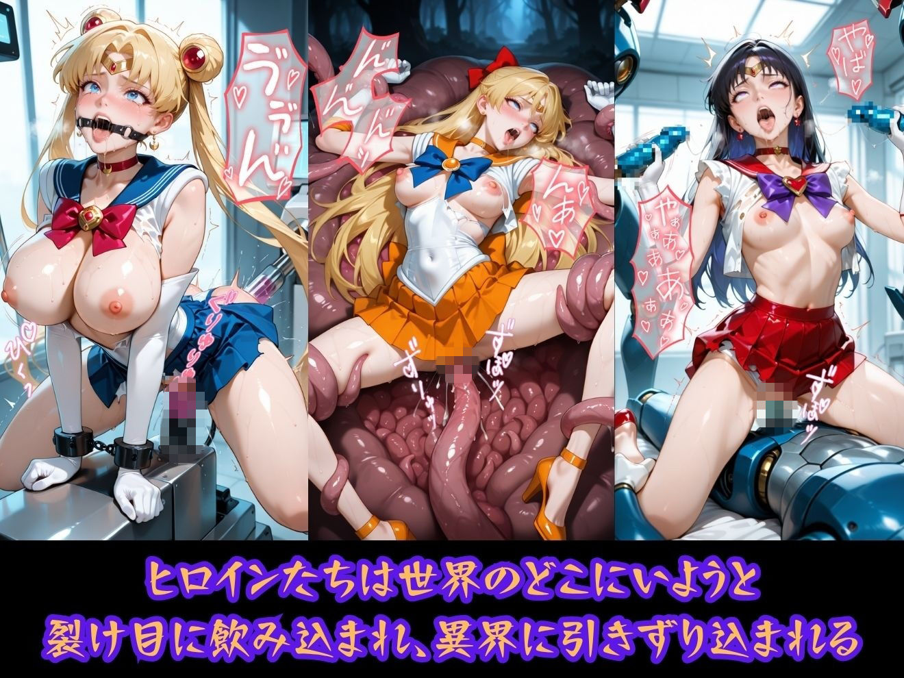 異種姦ヒロイン凌●〜セーラーム●ン編〜 画像7