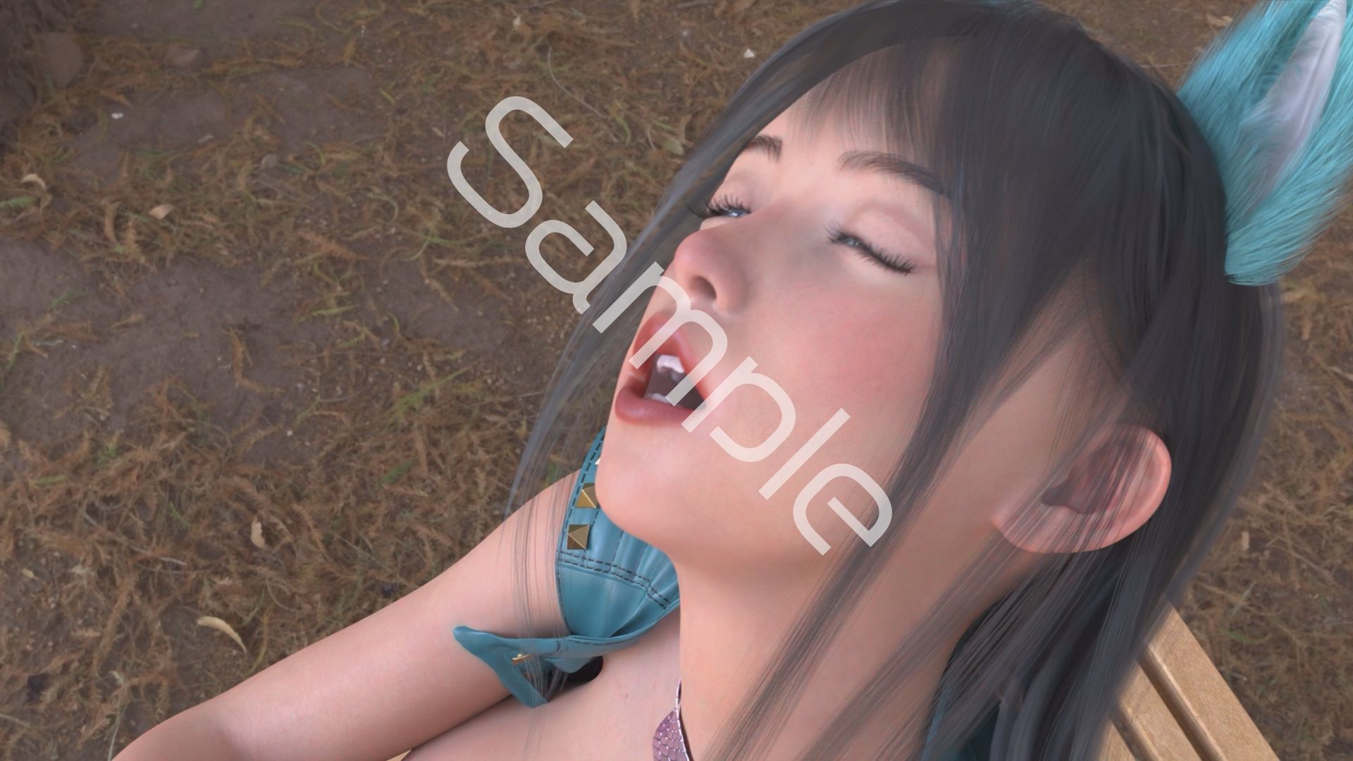 【△100】沙耶が主人公のMMORPG『編隊コレクション:Re』ゲーム動画(Vol.51:ゾンビの集団によるレ○プ被害に遭ってしまう:「ひたすら乳首を吸われる★SEX」でおっぱい丸出し)_5