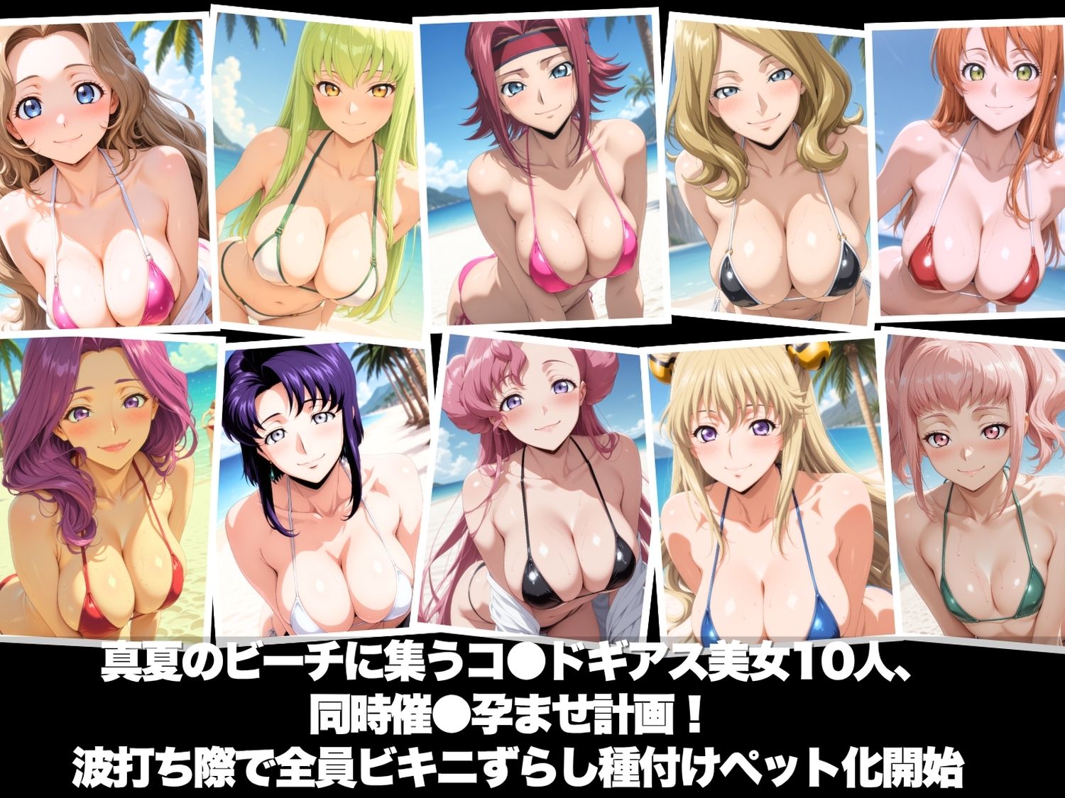 真夏の海辺で堕ちて 〜おじさんの虜になって妊娠するまで〜 コ●ドギアス編1