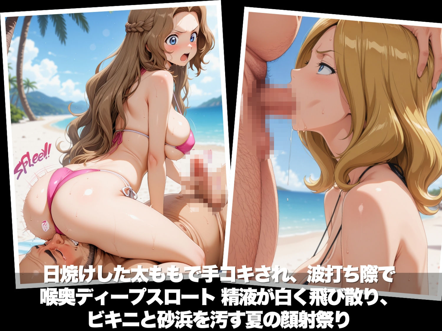 真夏の海辺で堕ちて 〜おじさんの虜になって妊娠するまで〜 コ●ドギアス編4