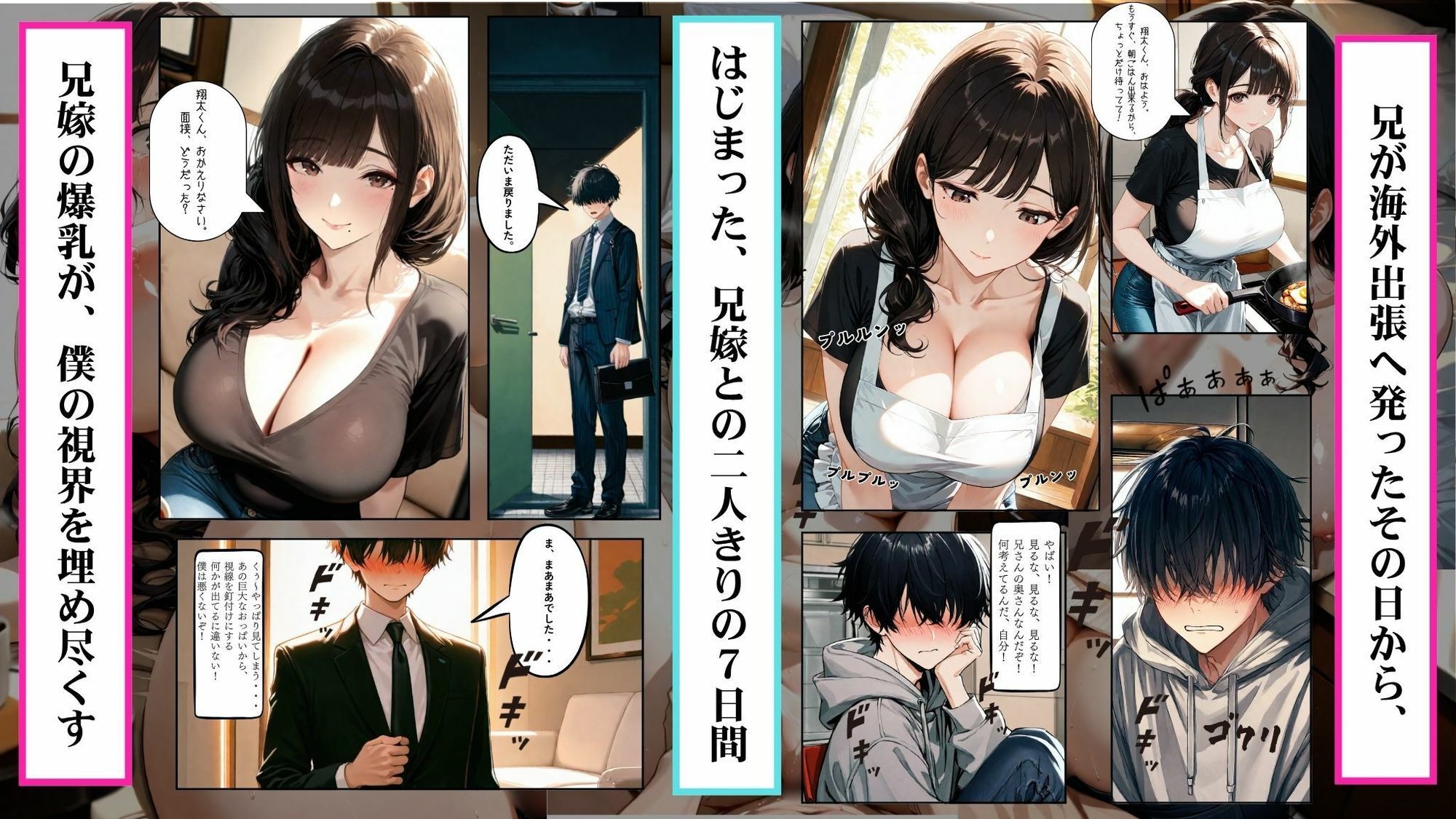 爆乳兄嫁と過ごした禁断の7日間 就活で上京したら、義姉と二人きりになって孕ませた話 画像3