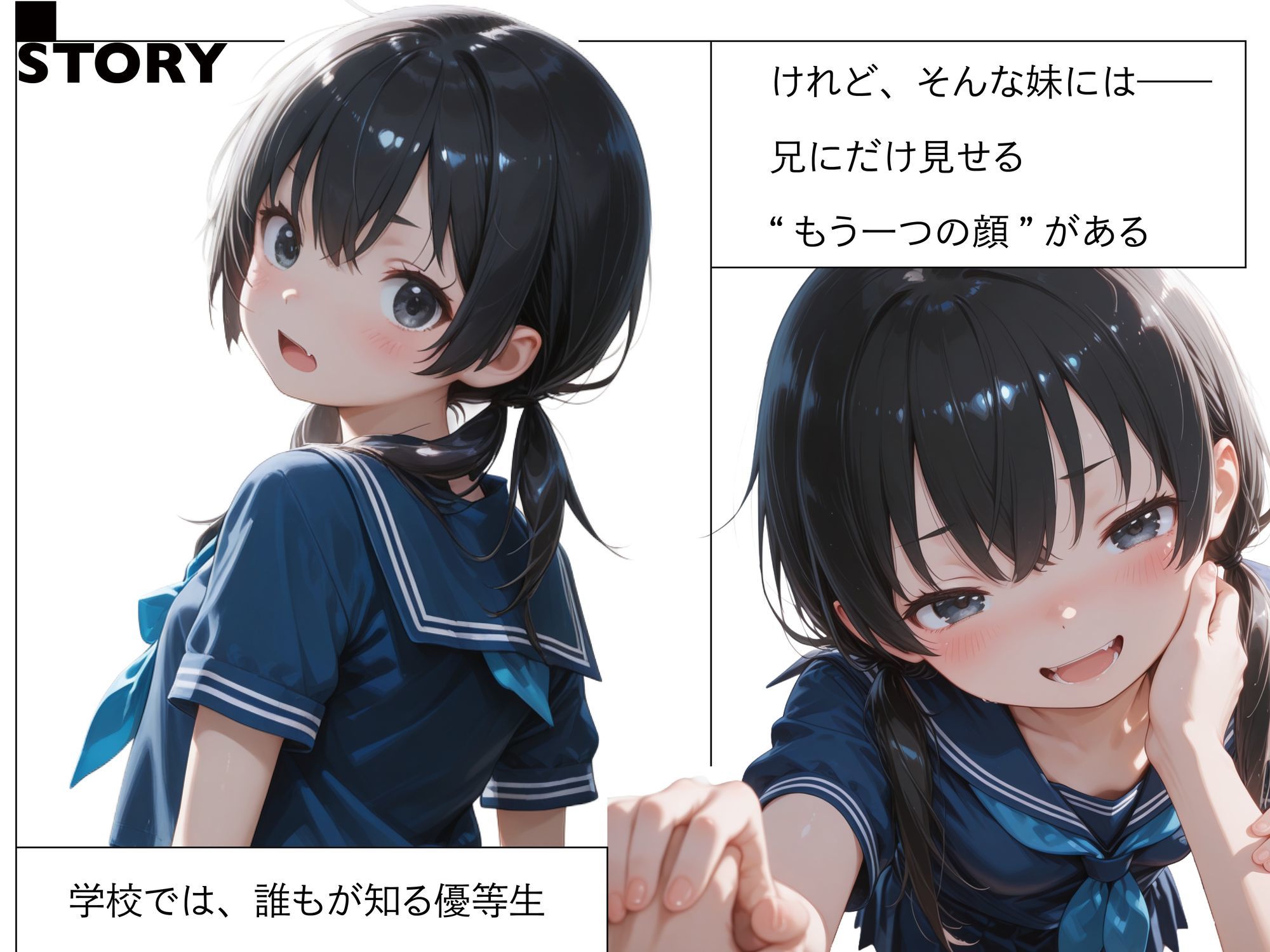 優等生妹は、家では兄を離してくれない 画像1