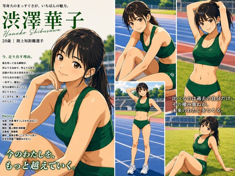 【CG】女子陸上部ヌードグラビア写真集 Vol.2 画像1