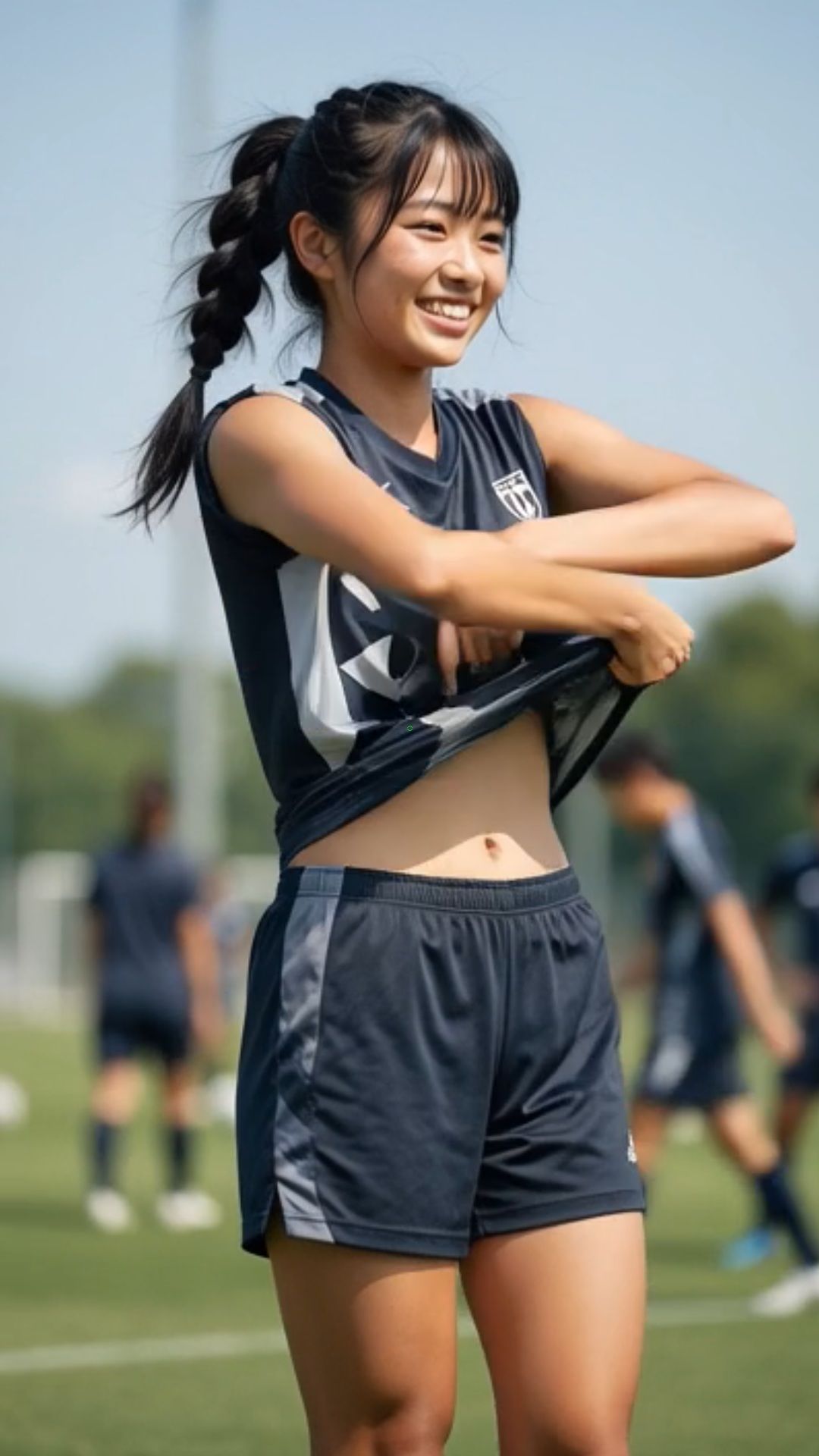 サッカー女子 ワールドカップ 観戦 盗撮 ボーイッシュ 女子校生 パンチラ セクハラ 外国人 ユニフォーム 観戦中 部活 クラブ 6枚目