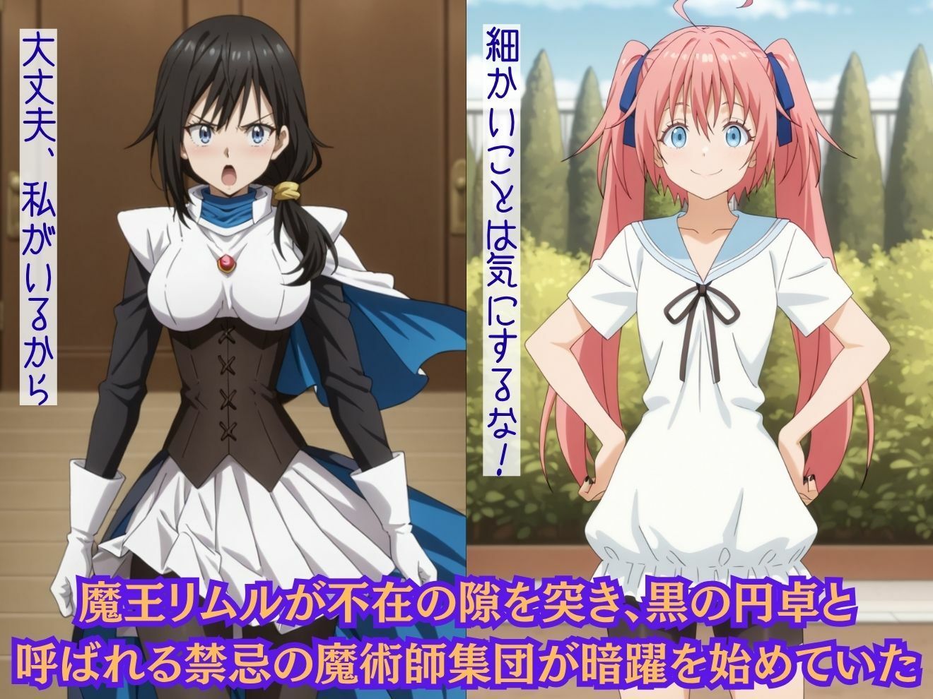 もしも魔国の誇り高きヒロイン達を強●的に●●の力で着せ替え人形に堕として弄んだら？転スラ編 サンプル画像 2