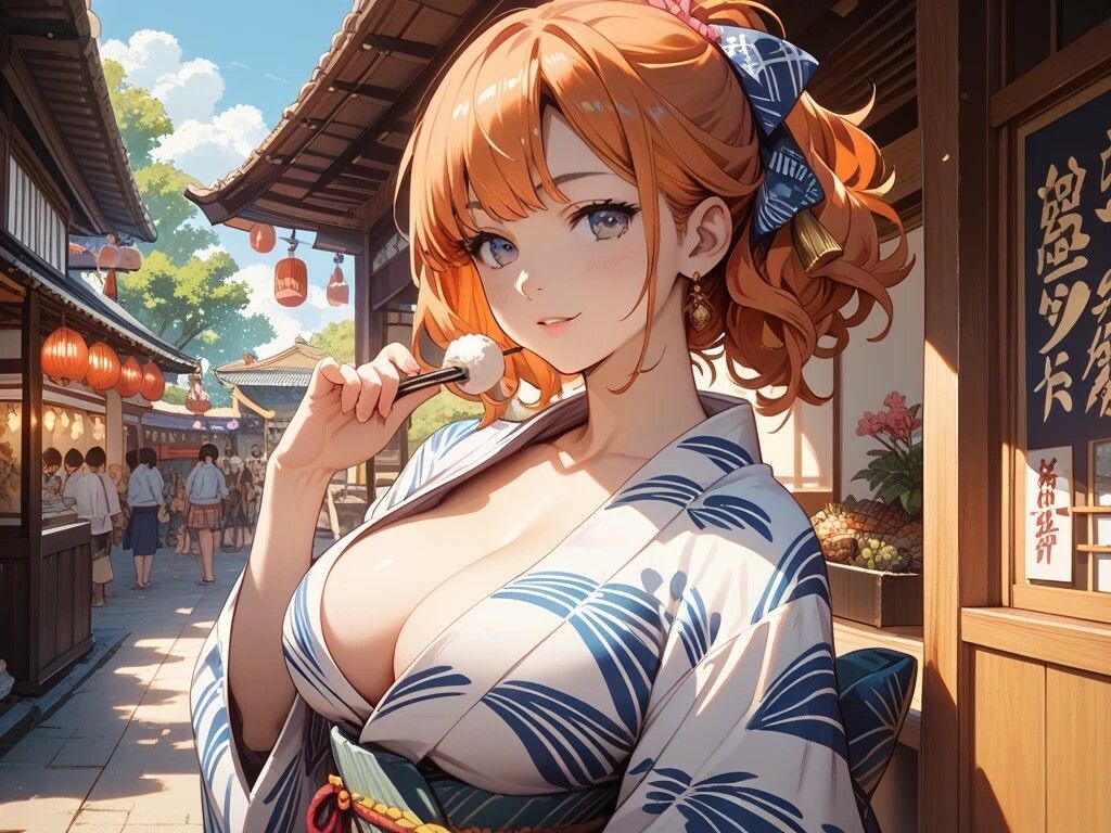 農作業美女とメイド喫茶と浴衣美女 サンプル7
