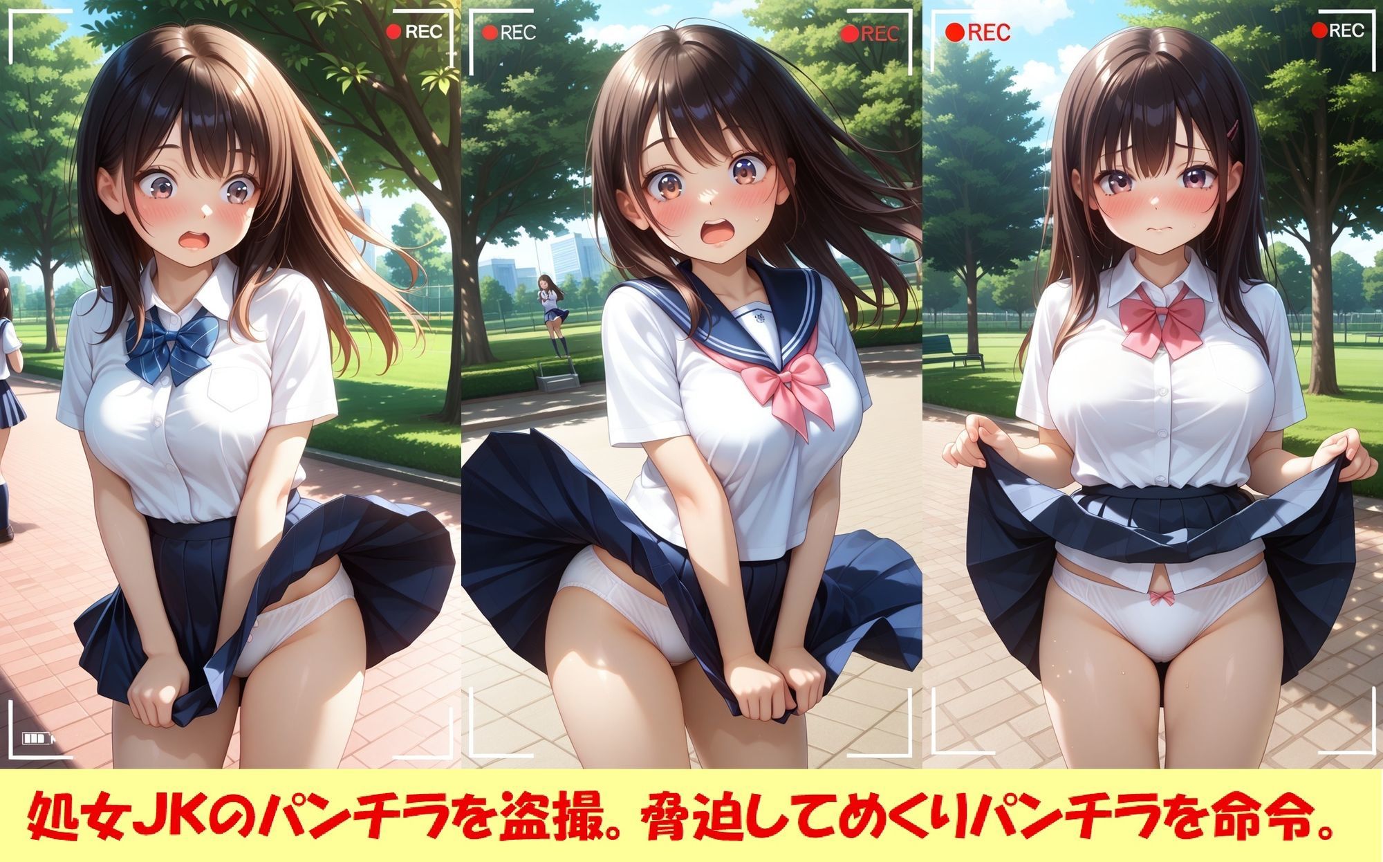 パンチラを撮られただけなのに サンプル画像 2