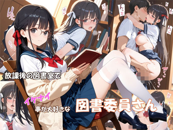 放課後の図書室でイケナイ事が大好きな図書委員さん
