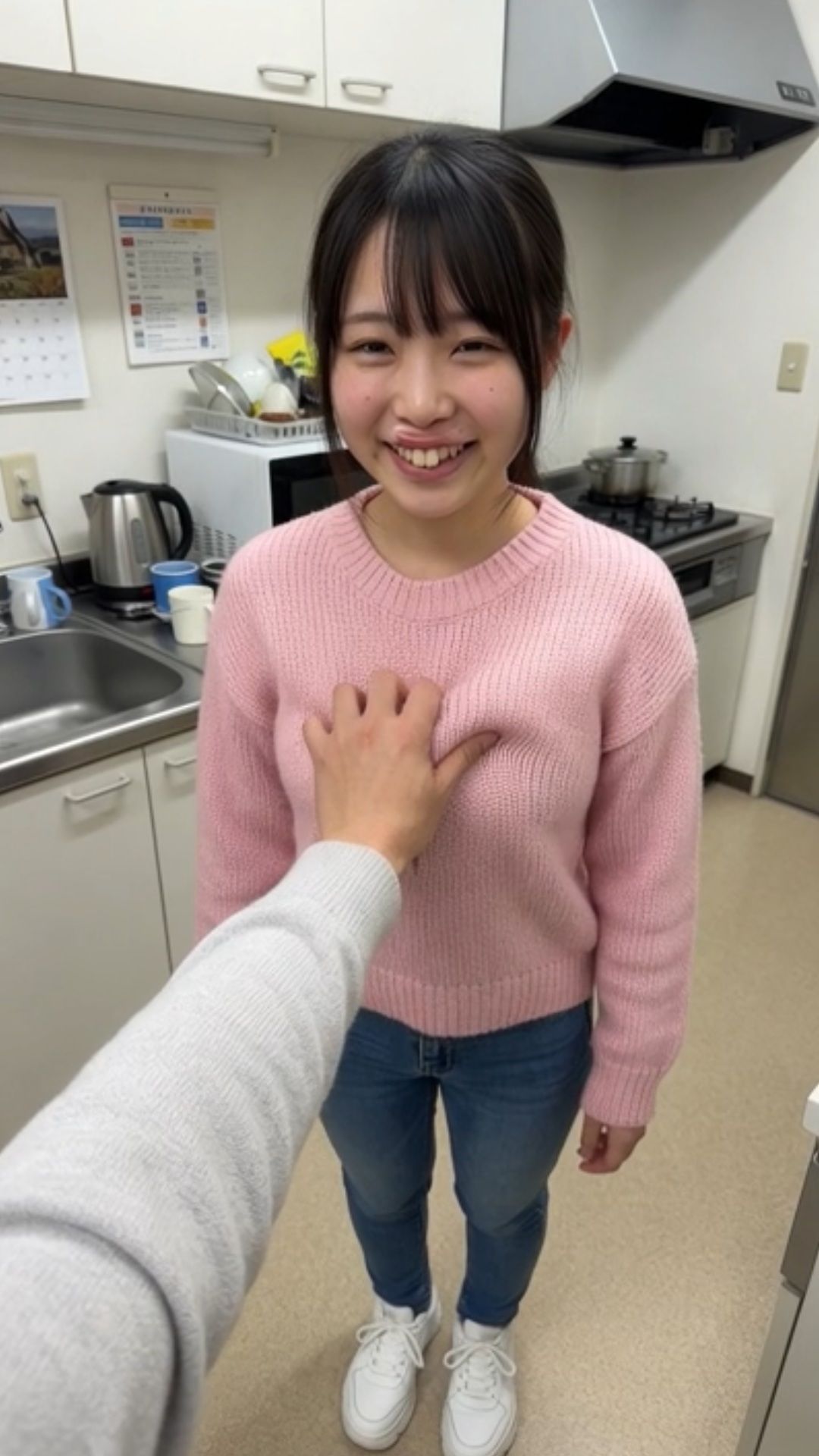 新入社員 給湯室 課長 先輩 いたずら 不倫 セクハラ ブラジャー パンティ OL 職場 2枚目