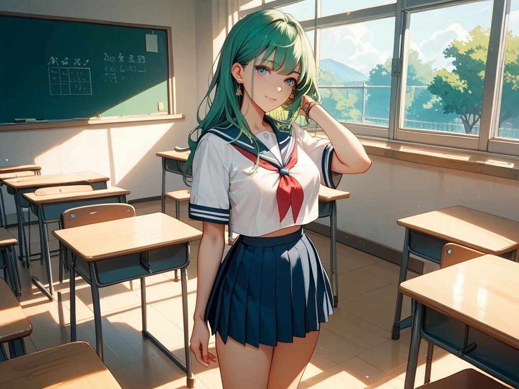 野球スタジアムチアガールと温泉美女とセーラー服美女 画像8