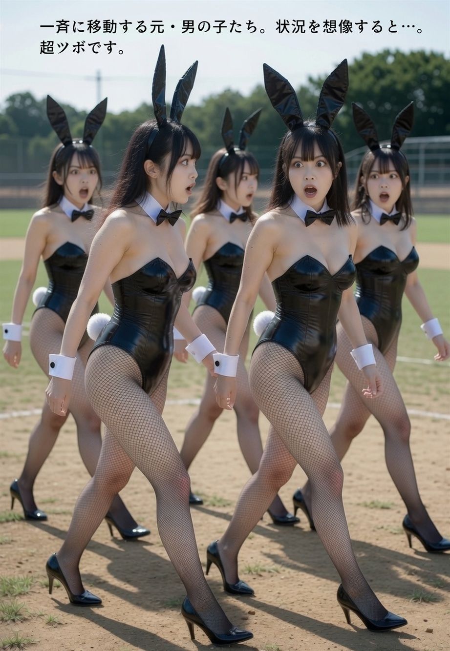 【衝撃!】バニーガールにされていく男たち 画集 画像3
