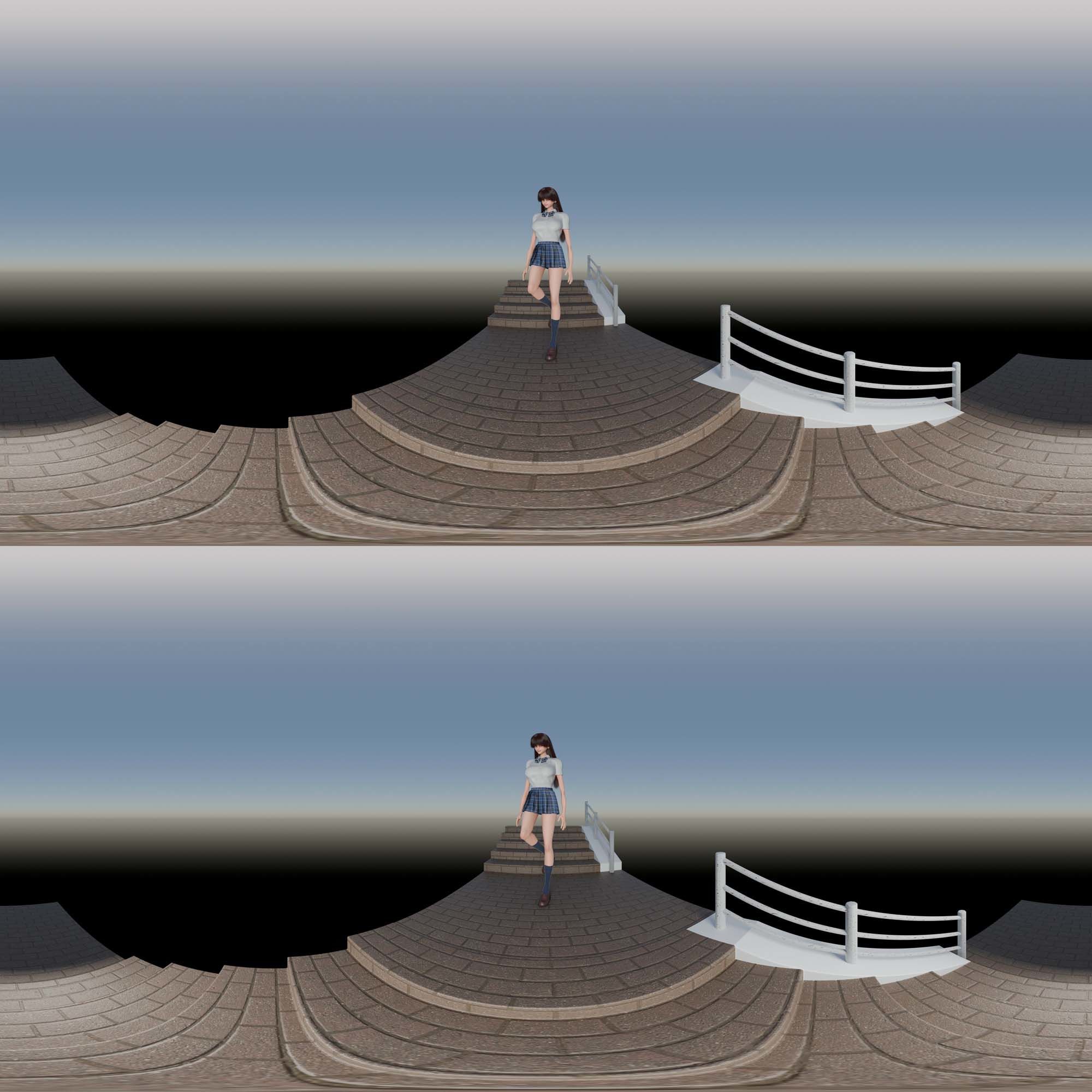 3D VR-CG（静止画）集 〜キミをみつめるだけの目になりたい〜【4K高画質 / VR専用10枚】 画像1