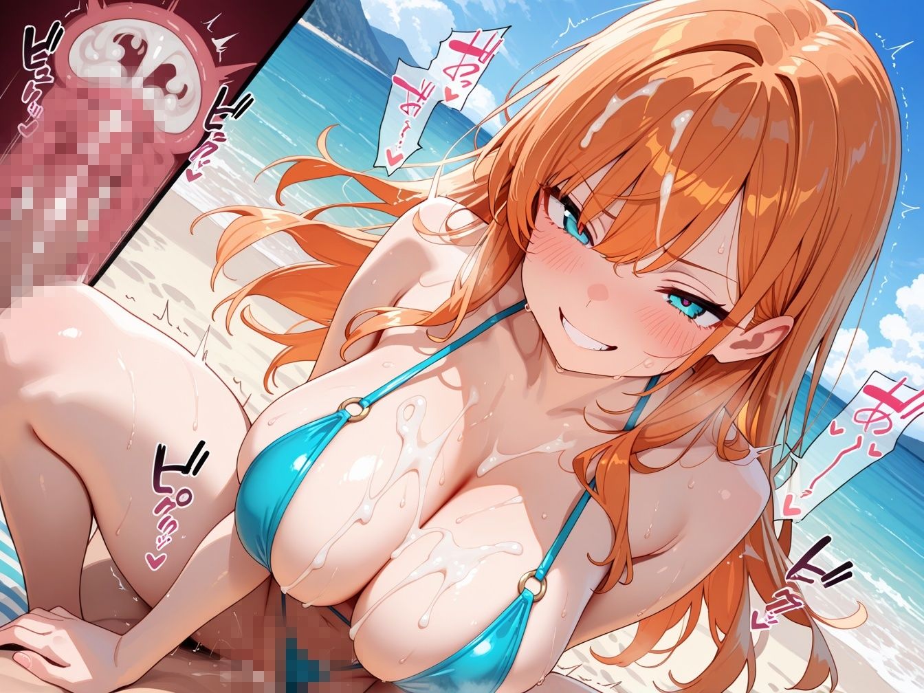 清楚系爆乳ギャルがリゾート地で性欲解放〜昇天〜汗だく生ハメセックス 画像4
