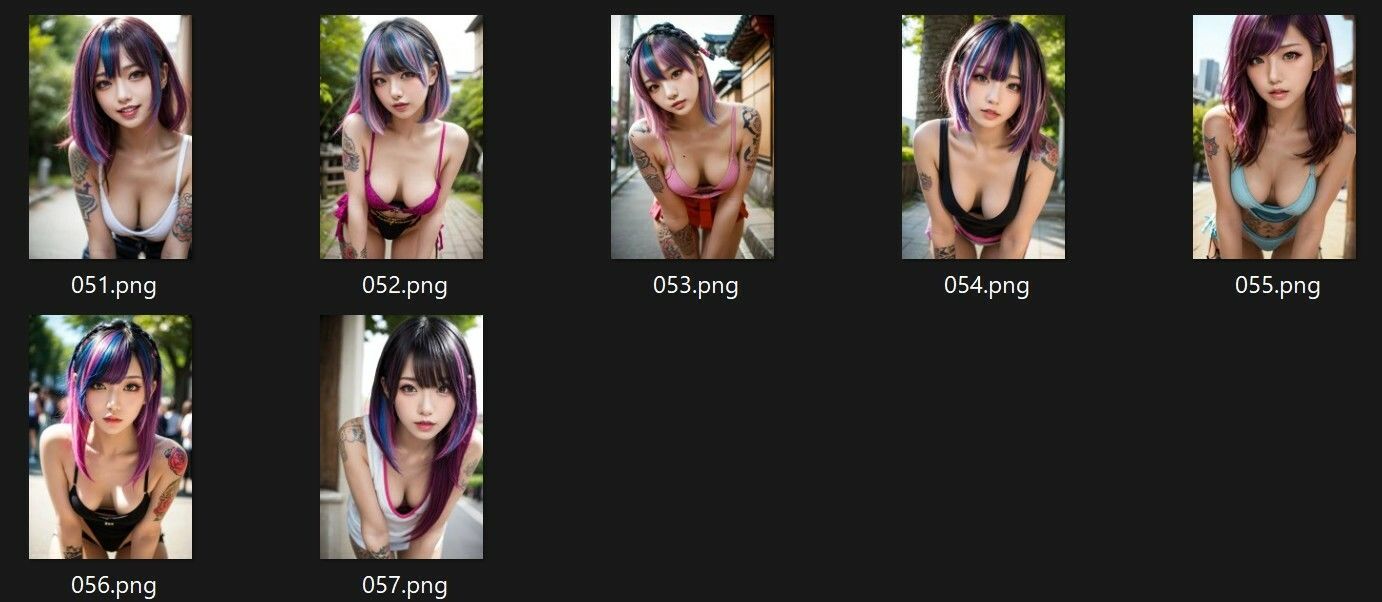 パンク×胸チラのフェチ画像集 サンプル画像 3