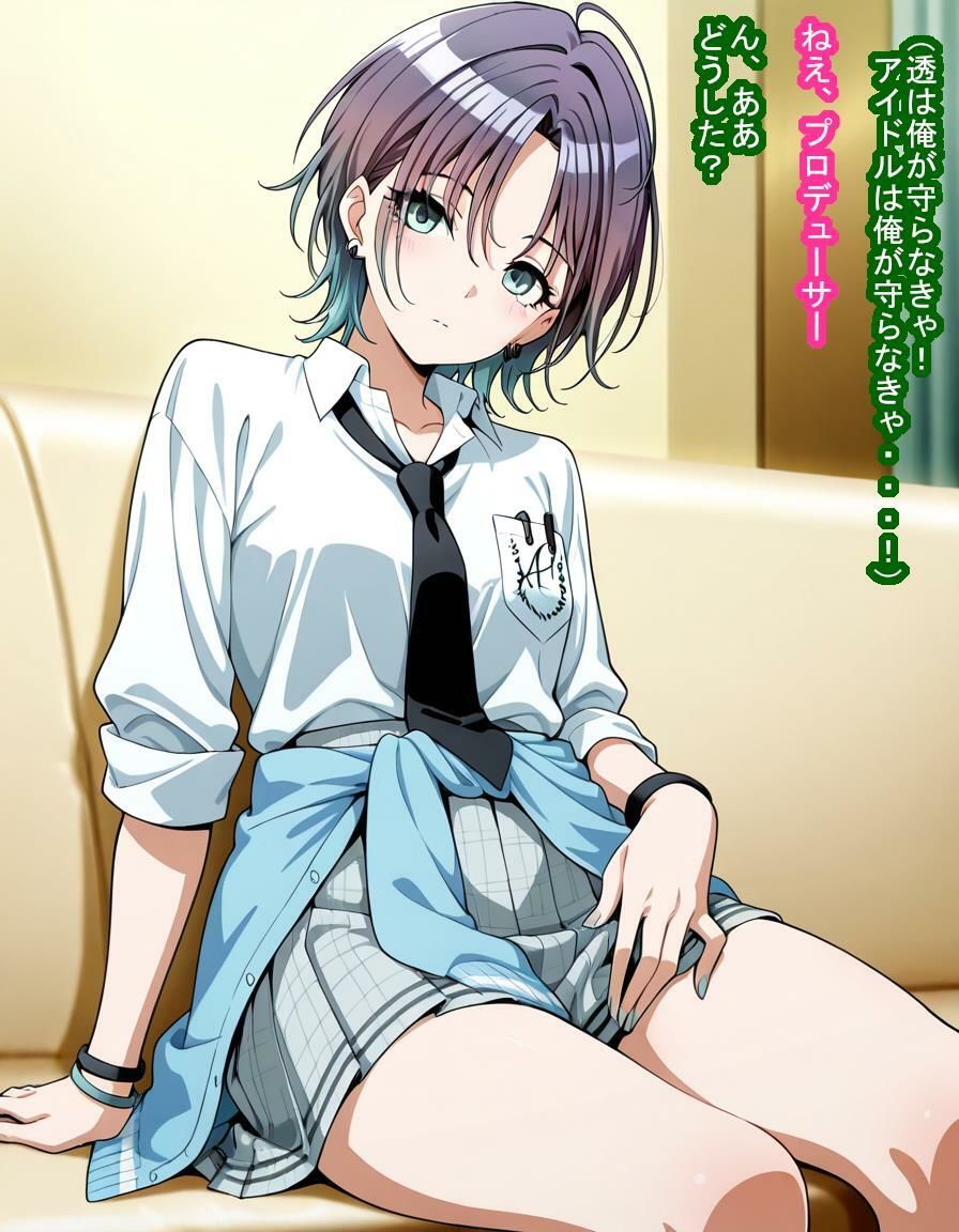 浅〇透ちゃんが種付けおじさんに支配されてプロデューサーが好きなのに種付けおじさんの子を産む話 サンプル画像 6