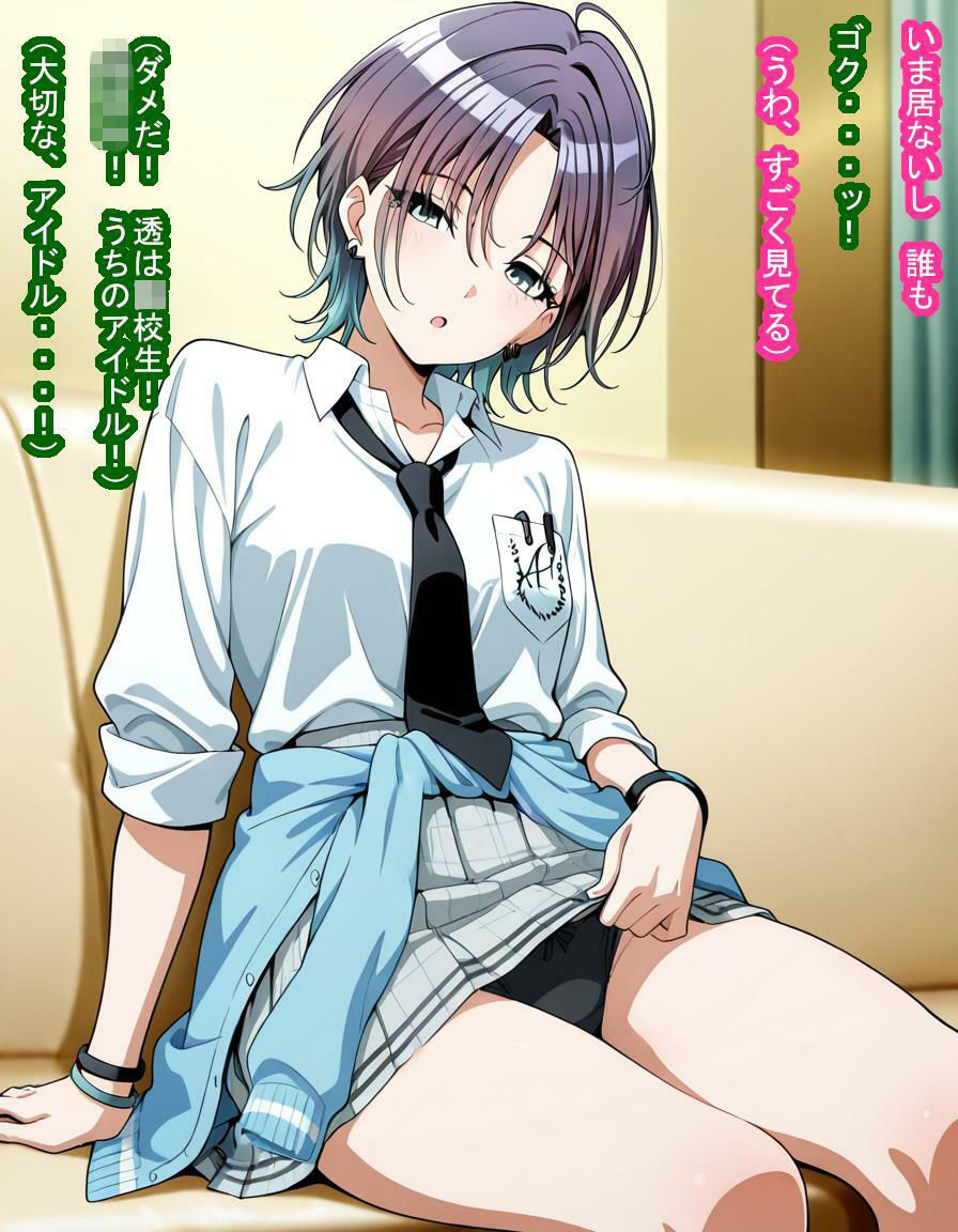 浅〇透ちゃんが種付けおじさんに支配されてプロデューサーが好きなのに種付けおじさんの子を産む話 サンプル画像 8