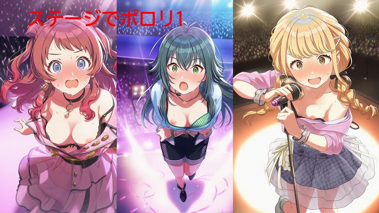 【500枚】学◯スアイドルポロリハプニング 画像2