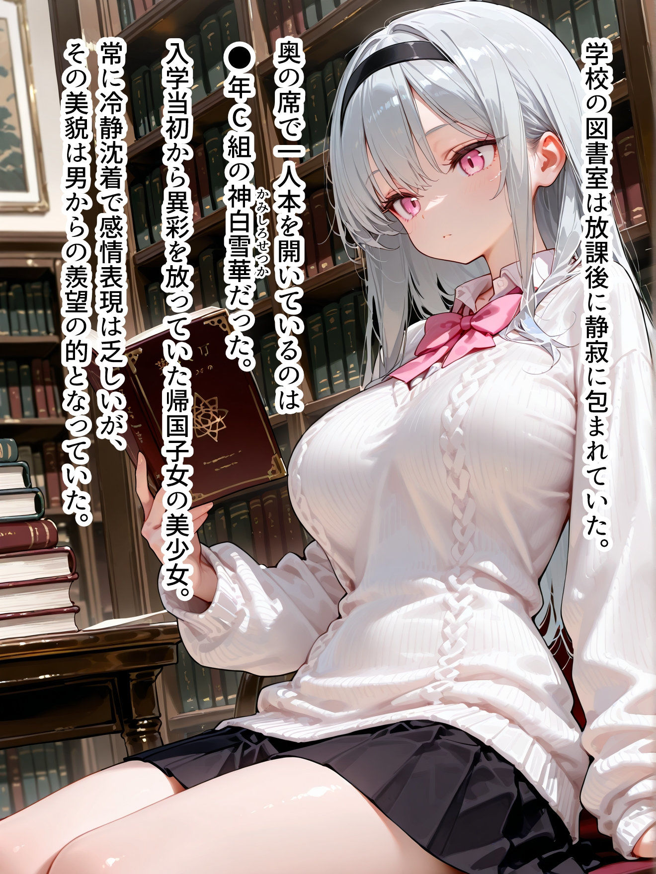 ナマイキ女子調教記録3 〜オナホに堕ちた銀髪優等生〜 画像1