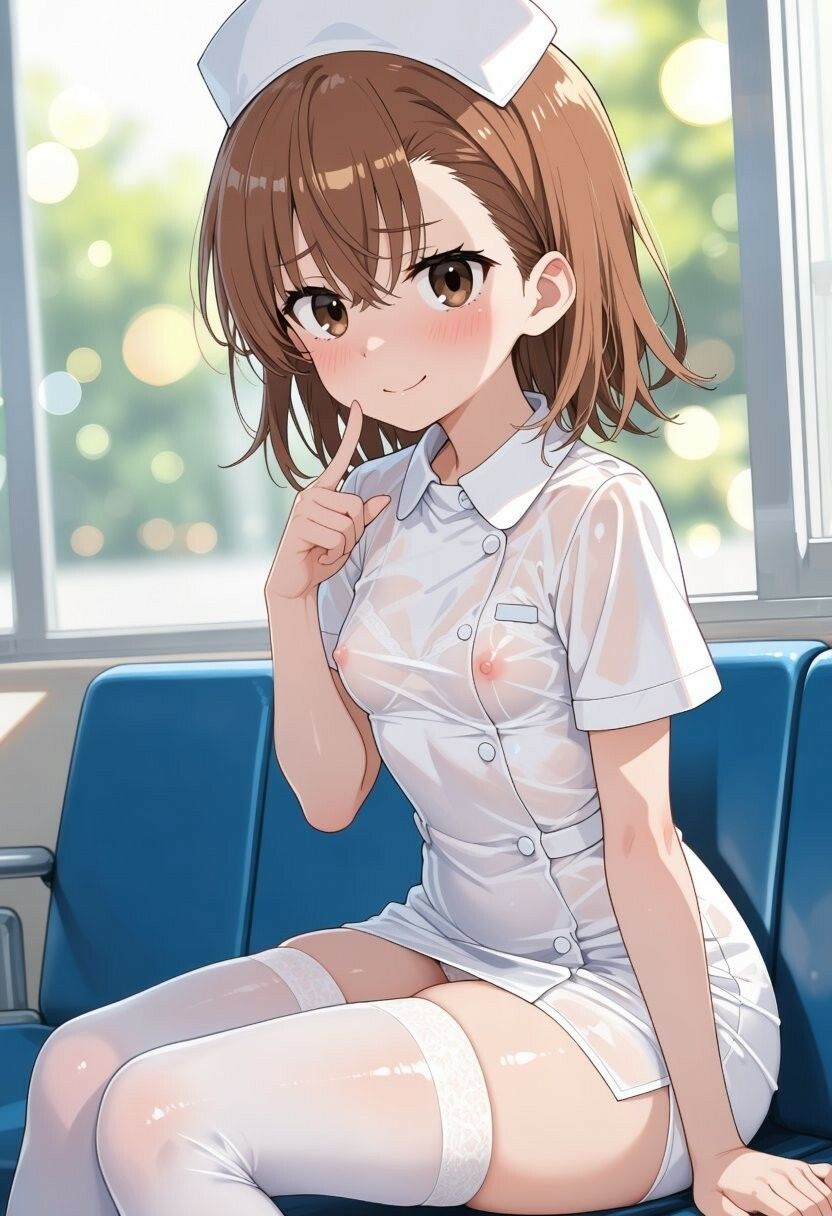 御◯美琴、白井黒子がナース姿でセックスする【CG206枚】_2