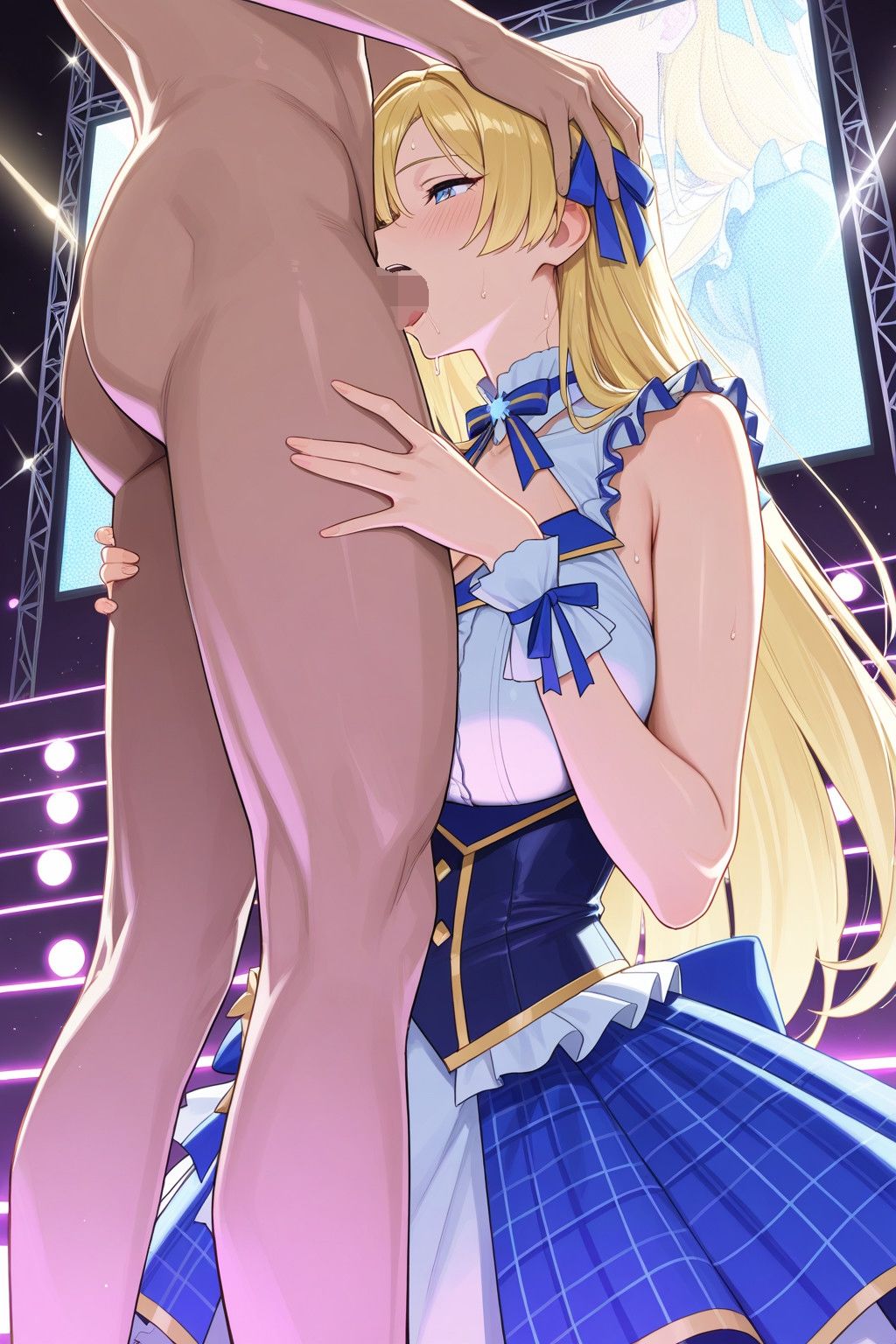 金髪アイドルは着衣で甘々 画像2