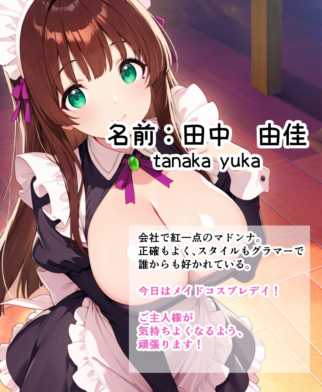 メイドプレイをしたら命令されて中出しH 画像8