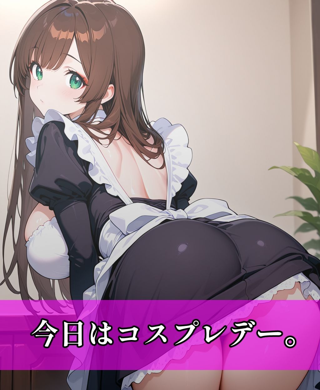 メイドプレイをしたら命令されて中出しH 画像9