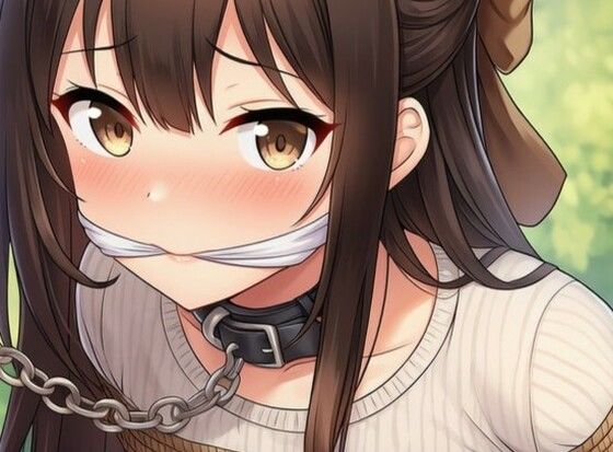 【音声付き】緊縛された女の子動画集 〜首輪編〜_1