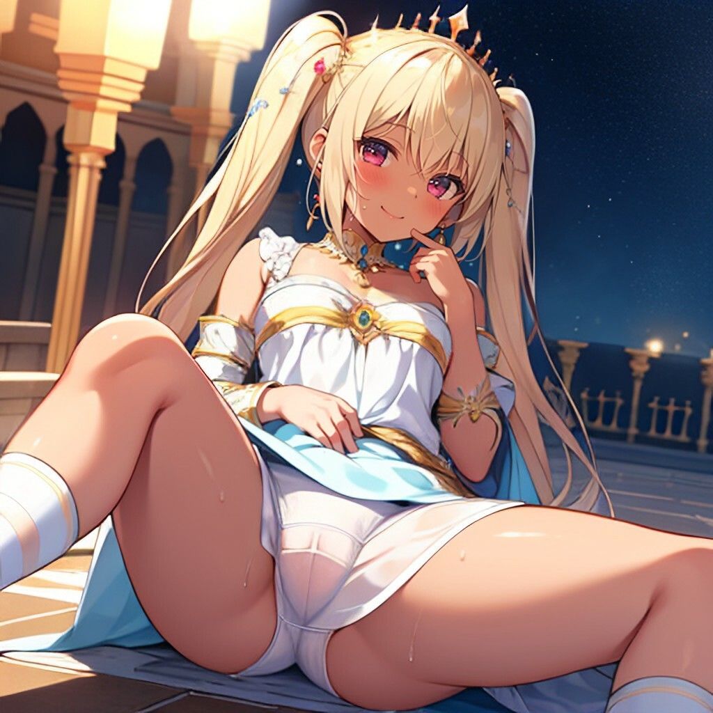 プリンセスな褐色美少女さん サンプル画像 5