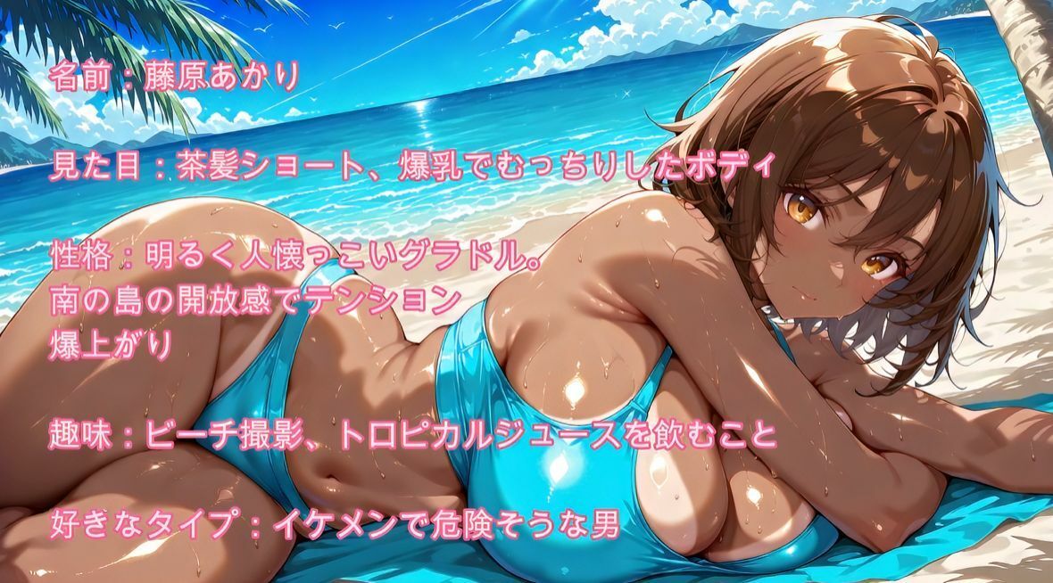【4K】爆乳グラドルと南の島で汗だくセックス 画像5
