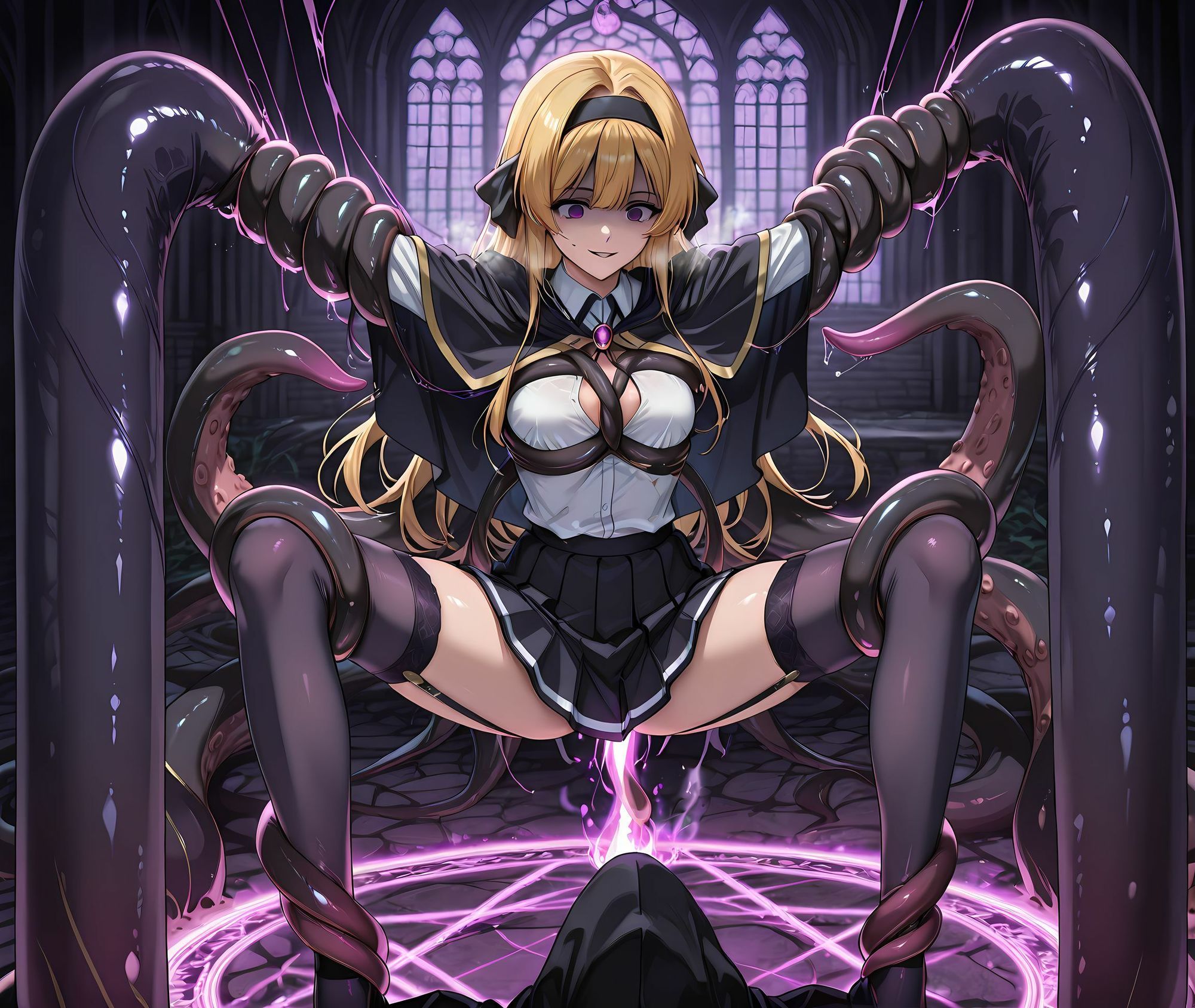 リアーナ魔力汚染悪堕ち・淫乱ビッチ化孕ませ 画像4