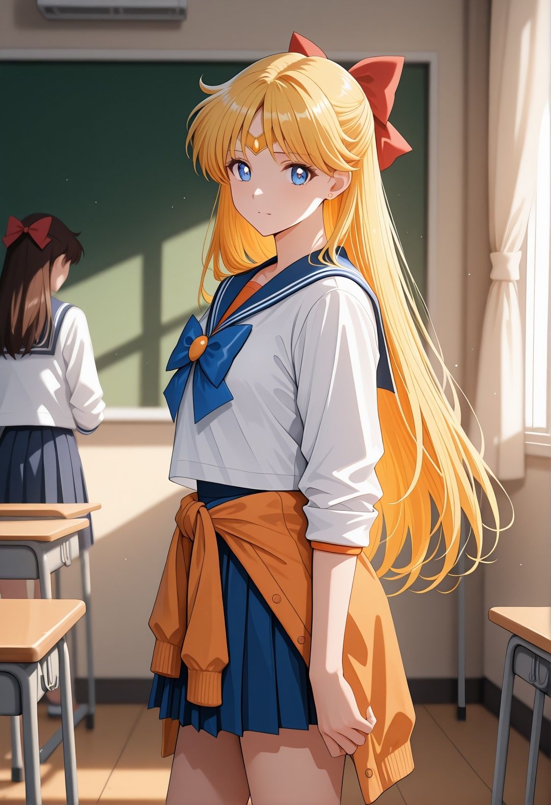 セー〇ーヴィーナス学校凌●パロディ 美〇子が教室露出プール辱めベッド拘束のエロCG集479枚 画像1