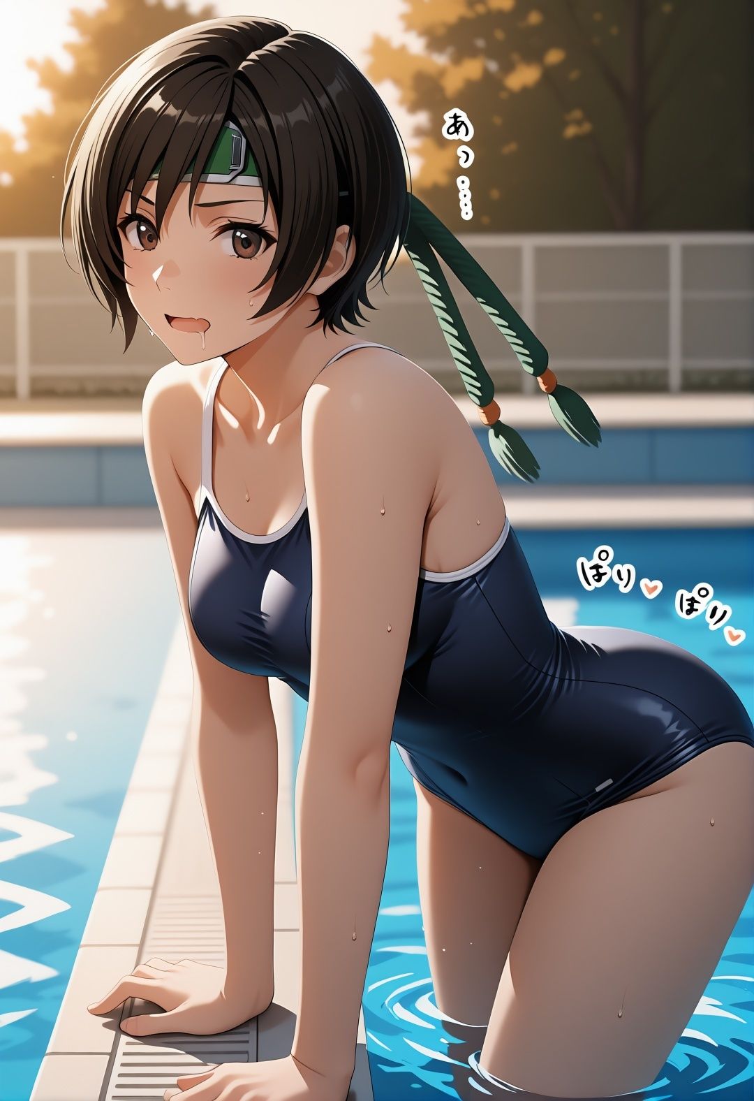F〇7 ユ〇ィ学校凌●パロディCG集 プール教室部活エロシチュ満載孕ませNTR