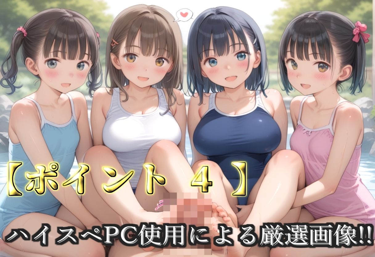 【プレミアシリーズ】【豪華特典あり】スク水巨乳ロリ学園乱交 真夏の混浴温泉で集団乱痴  修学旅行編【500個】 画像6