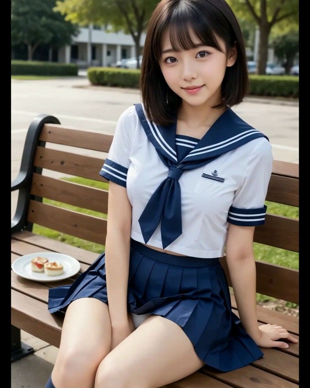 総勢30名！AI女子〇生のパンチラ祭り！ サンプル画像 3