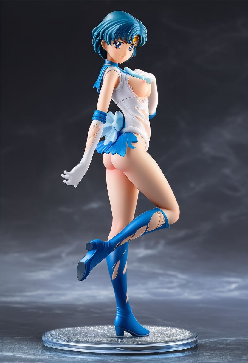 美●女戦士フィギュア敗北 サンプル画像 1