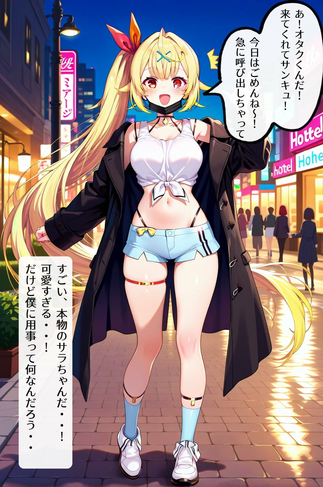 星川〇ラ スパチャVIPオタク君への秘密の濃厚イチャラブごほーし撮影会 サンプル画像 1